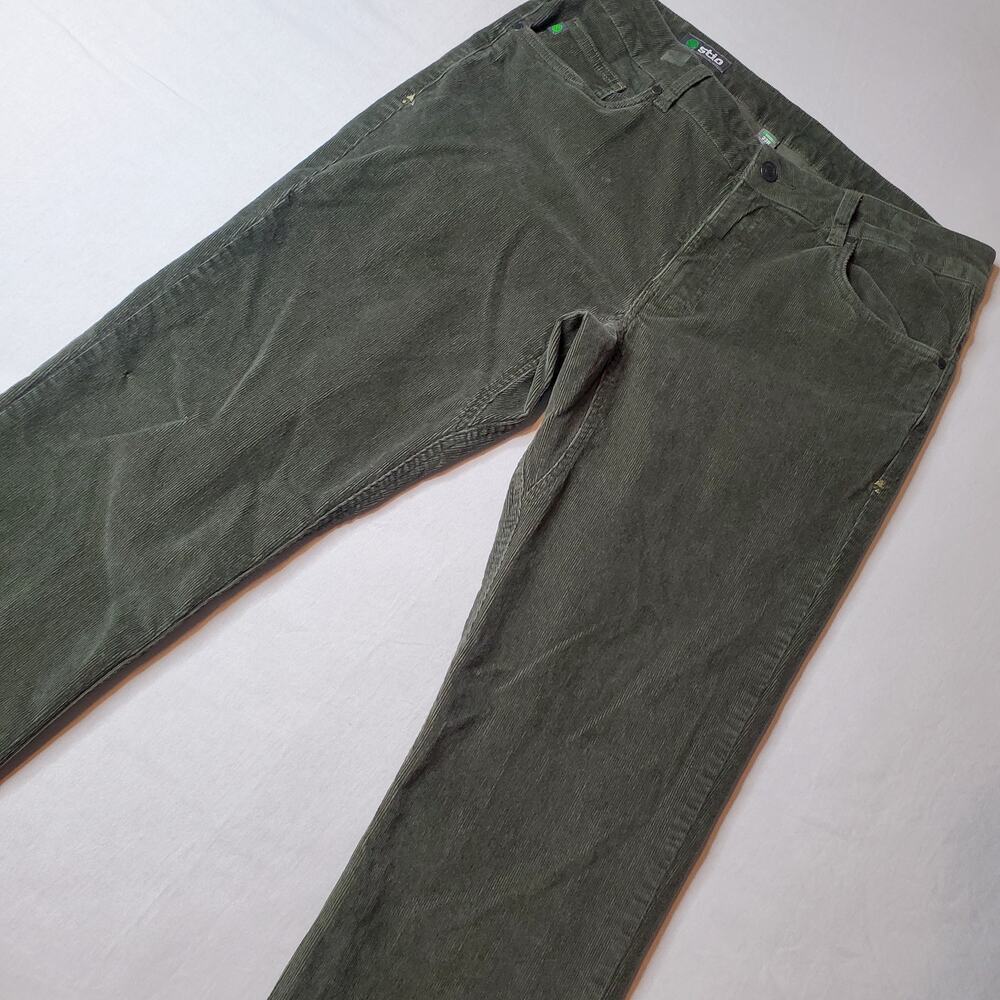 Stio Men's Size 33X31 Rivet Cord Pant Corduroy Straight Leg Green 200090